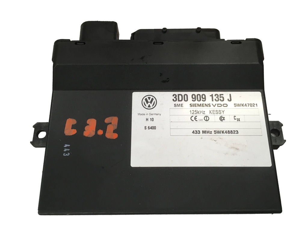 фото №1, Модуль kessy porsche cayenne 9pa 2004 3d0909135j