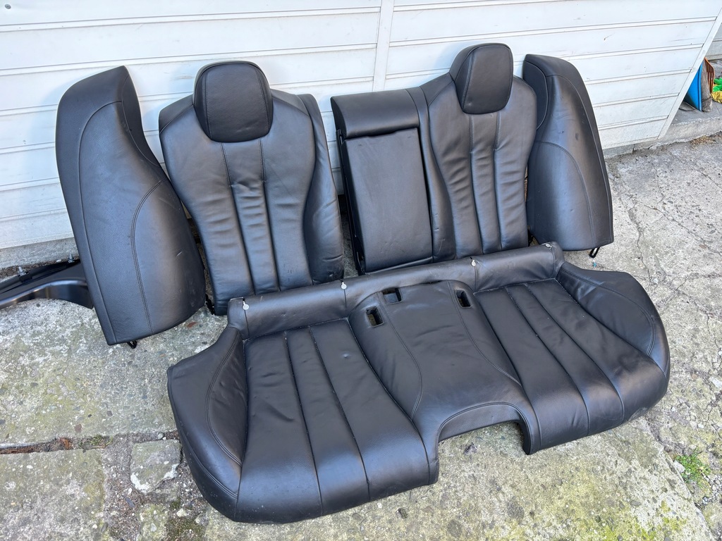 фото №12, Bmw 6 f06 gran coupé сиденья заднее сиденье czarna кожа