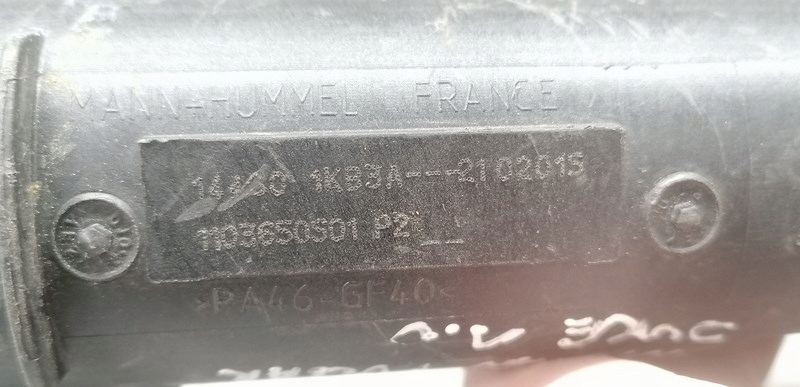 фото №3, Nissan pulsar 1.5 dci труба интеркулер 144601kb3a