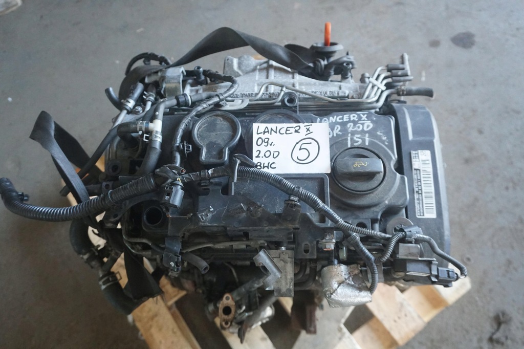 фото №9, Mitsubishi lancer viii x двигатель bwc 2.0did форсунки насос-форсунки nr.5