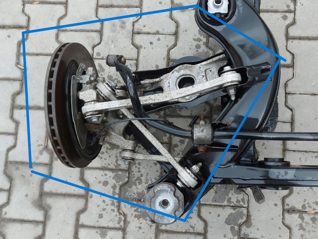 фото №1, Mercedes eqc 400 w293 підвіска ліва задня задні