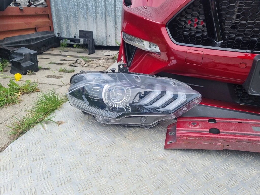 фото №4, Ford mustang gt mk6 2020 r kompletny перед капот лампи бампер