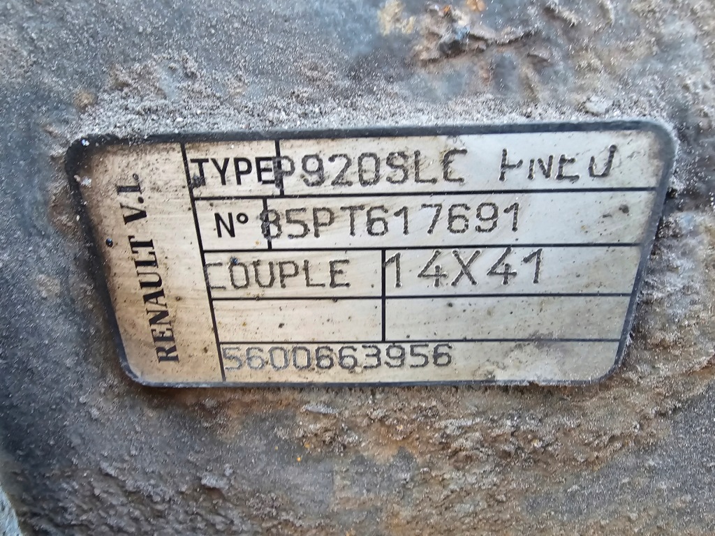 Міст привідний диференціал подушки безпеки 14x41 41/14 renault midlum 150 180 dci 17.5'' в Україні