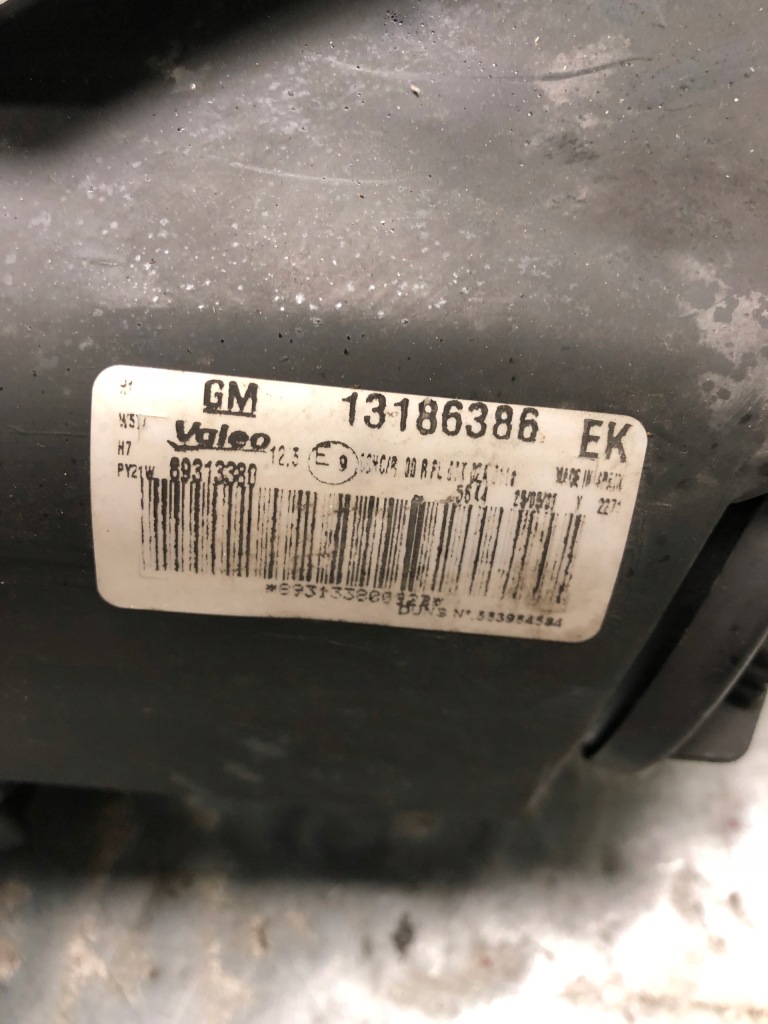 фото №6, Лампа правый перед линза поворотная opel corsa d 13186386