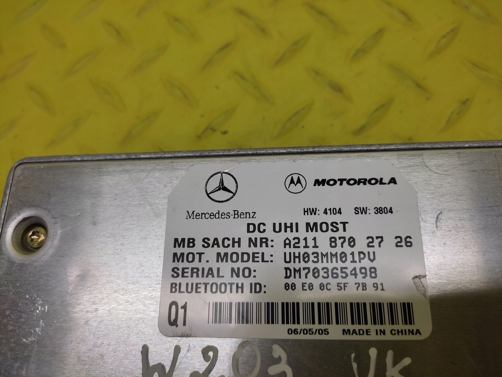 фото №4, Mercedes w203 модуль блок керування a2118702726