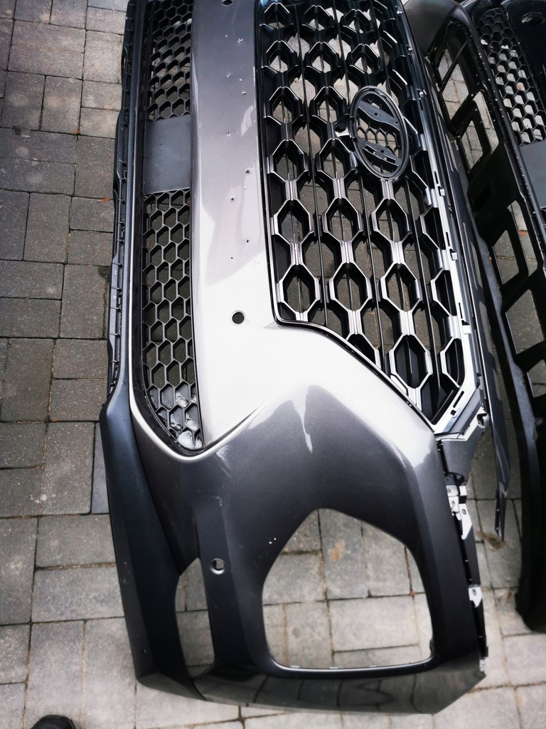 фото №6, Hyundai santa fe 2020 бампер передний