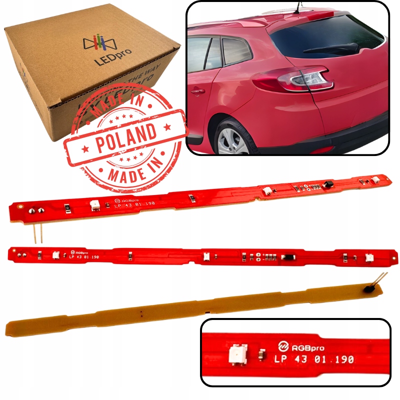 фото №1, Вкладиш модуль led do лампа стоп do renault megane iii kombi scenic iii