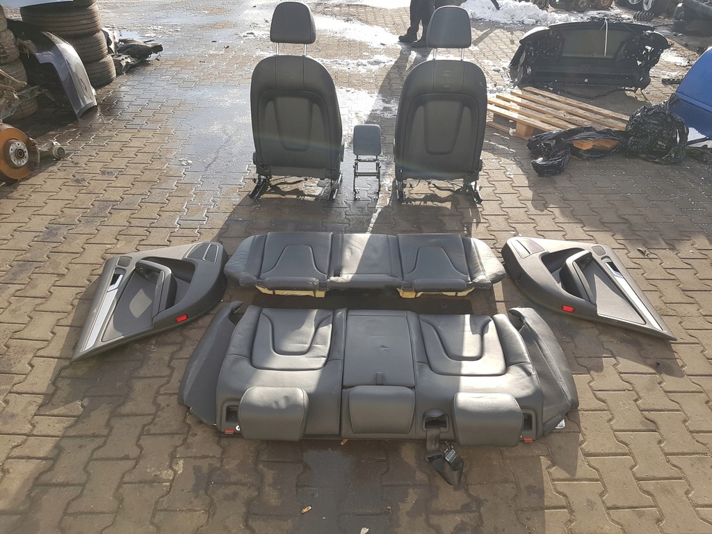 фото №9, Audi a4 b8 08-11r sedan сидіння шкіряний заднє сидіння