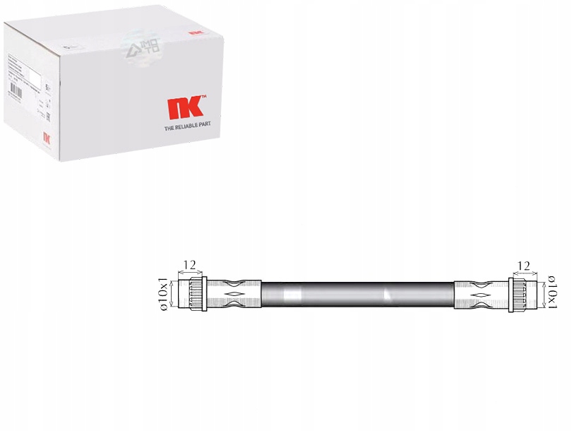 фото №1, Шланг гальмівний elast. citroen задня jumpy evasion