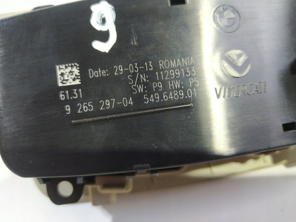 фото №4, Bmw f30 f20 перемикач світла 9265297 рамка