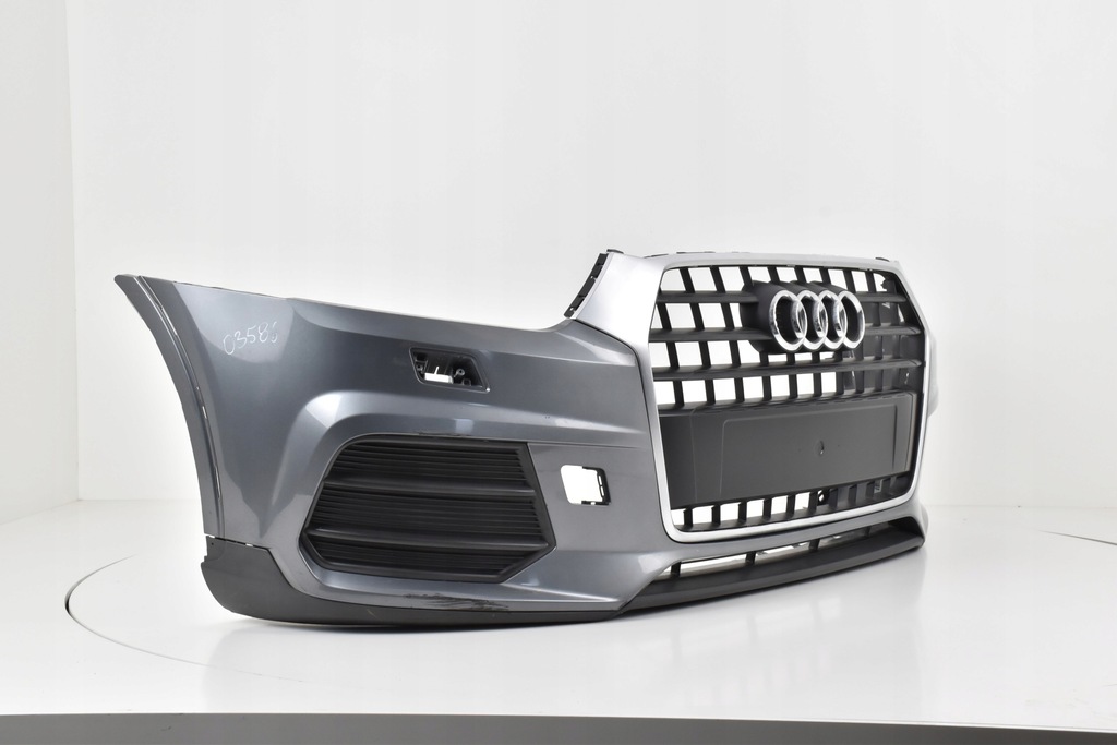 фото №8, Audi q3 8u0 8u 2015- бампер передний обычный