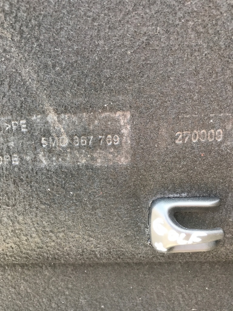 фото №6, Задня полиця багажника golf vi plus 5m0867769