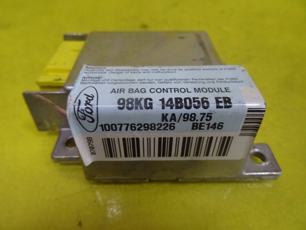 фото №1, Модуль датчик подушка безопасности ford ka 98kg14b056eb 100776298226 nr367
