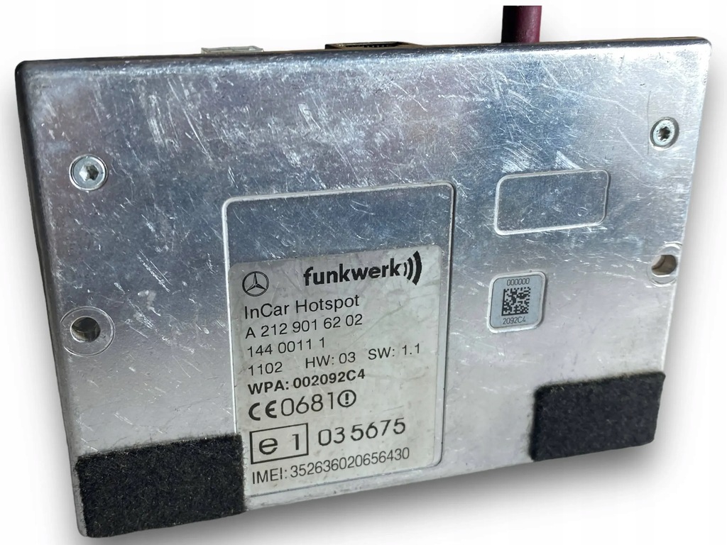 фото №3, 2129016202 mercedes блок керування hotspot