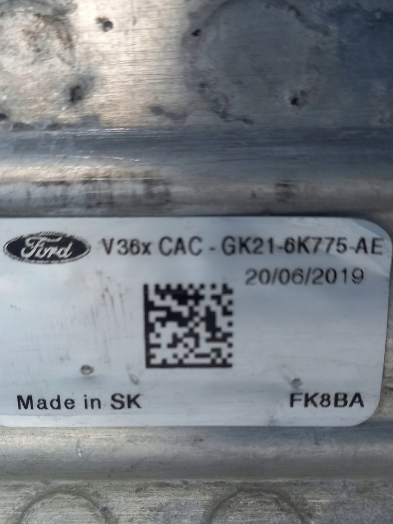 Комплект радіатор вентилятори ford transit custom 2.0 tdci 2015- Доставка