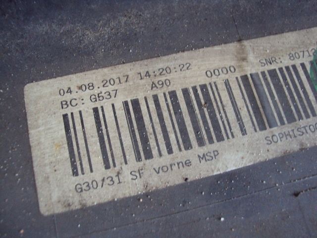 фото №9, Бампер перед bmw serii 5 g30 g31 2017-2021