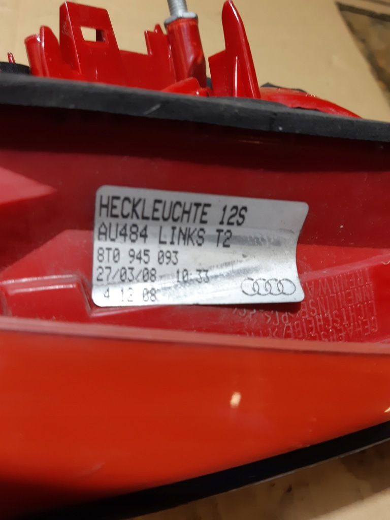 фото №14, Audi s5 a5 8t лампы правый левый задняя задние комплект