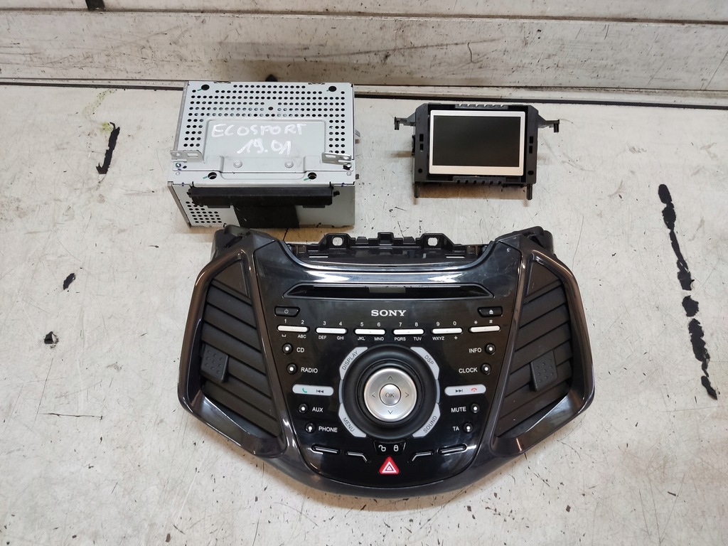 фото №1, Ford ecosport радіо cd дисплей панель sony f1e9-18c815-hk