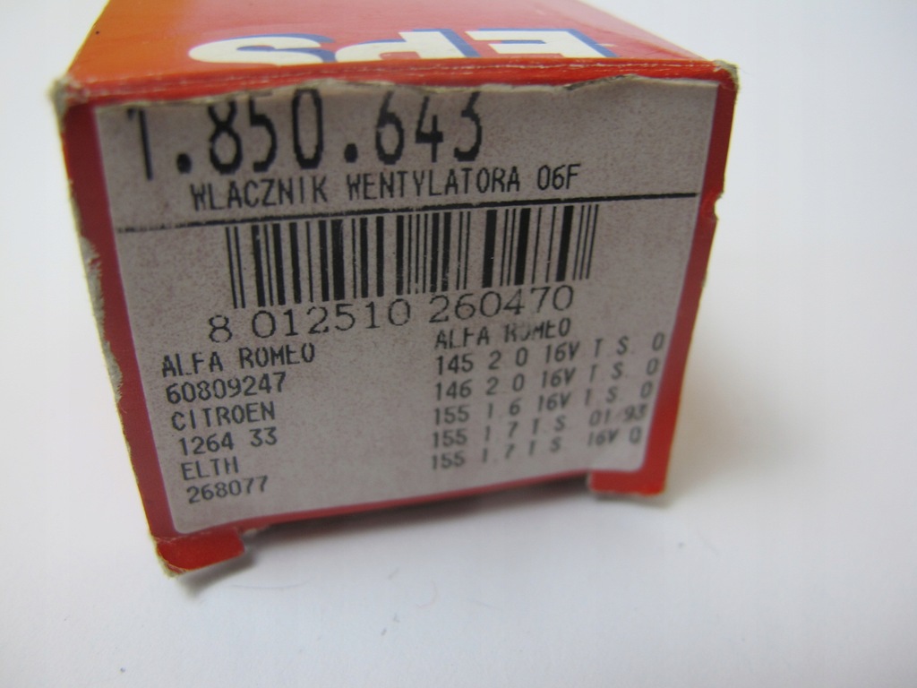 фото №9, Eps 1.850.643 перемикач термічний, вентилятор радіатора