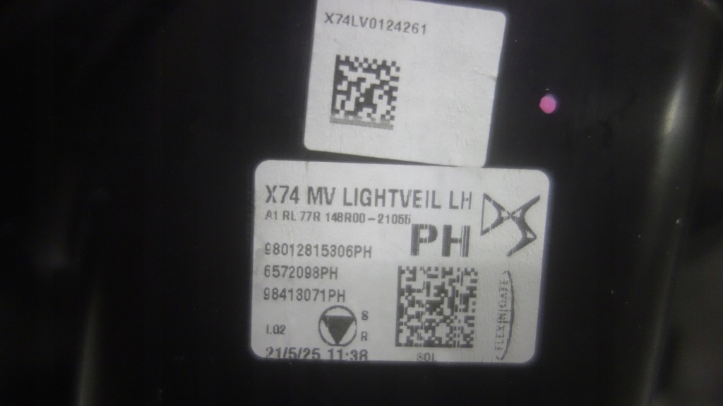 Фара левая противотуманная фара led drl перед citroen ds7 ds 7 рестайлинг  2024 98413071 с Разборки