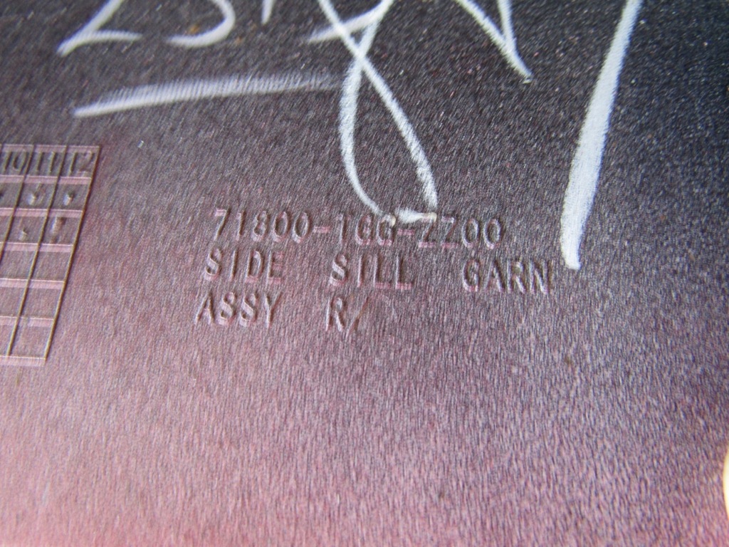 фото №12, Молдинг поріг права honda civic x sedan hb 15-22