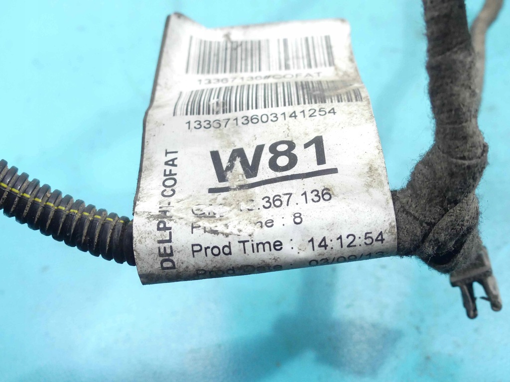 фото №8, Електропроводка джгут pdc задня opel meriva b 10-17