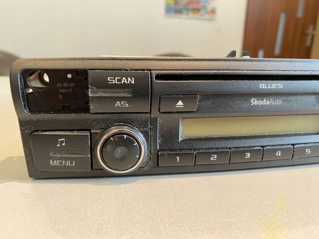 фото №2, Skoda octavia ii - радио cd заводской blues / 1z0035152d