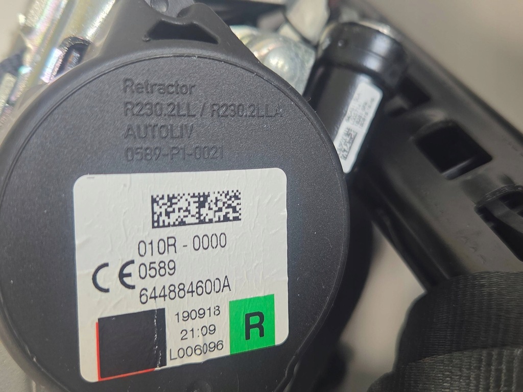 фото №5, Volvo v60 ii 2018 комплект ремней безопасности 2x перед 2 x задняя ремни