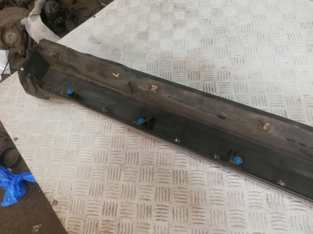 фото №5, Peugeot 4007 молдинг порог накладка левая хром