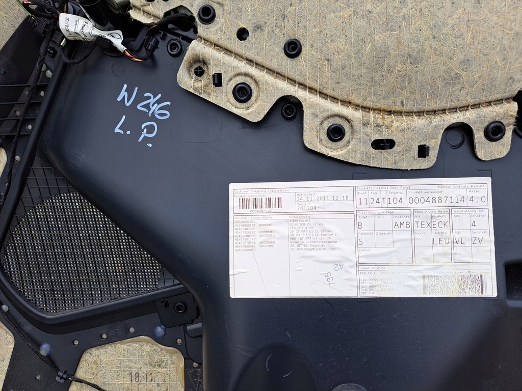 фото №15, Mercedes w246 сиденья с подогревом заднее сиденье обшивки комплект