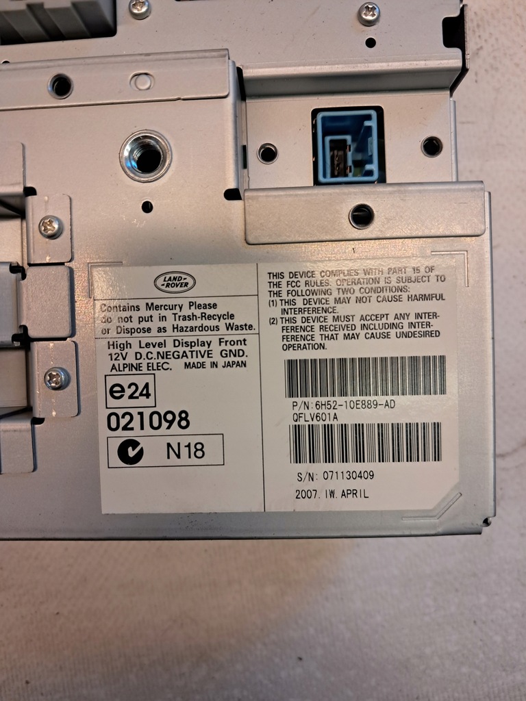 фото №10, Екран монітор land rover freelander ii 6h52-10e889-ad
