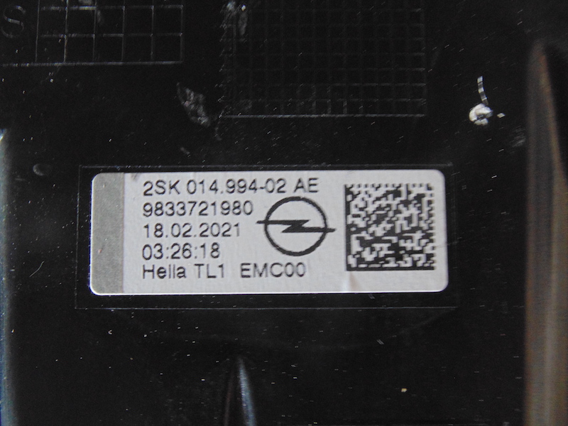 фото №10, Лампы лампа задняя led opel mokka 2020 mokka b 2021