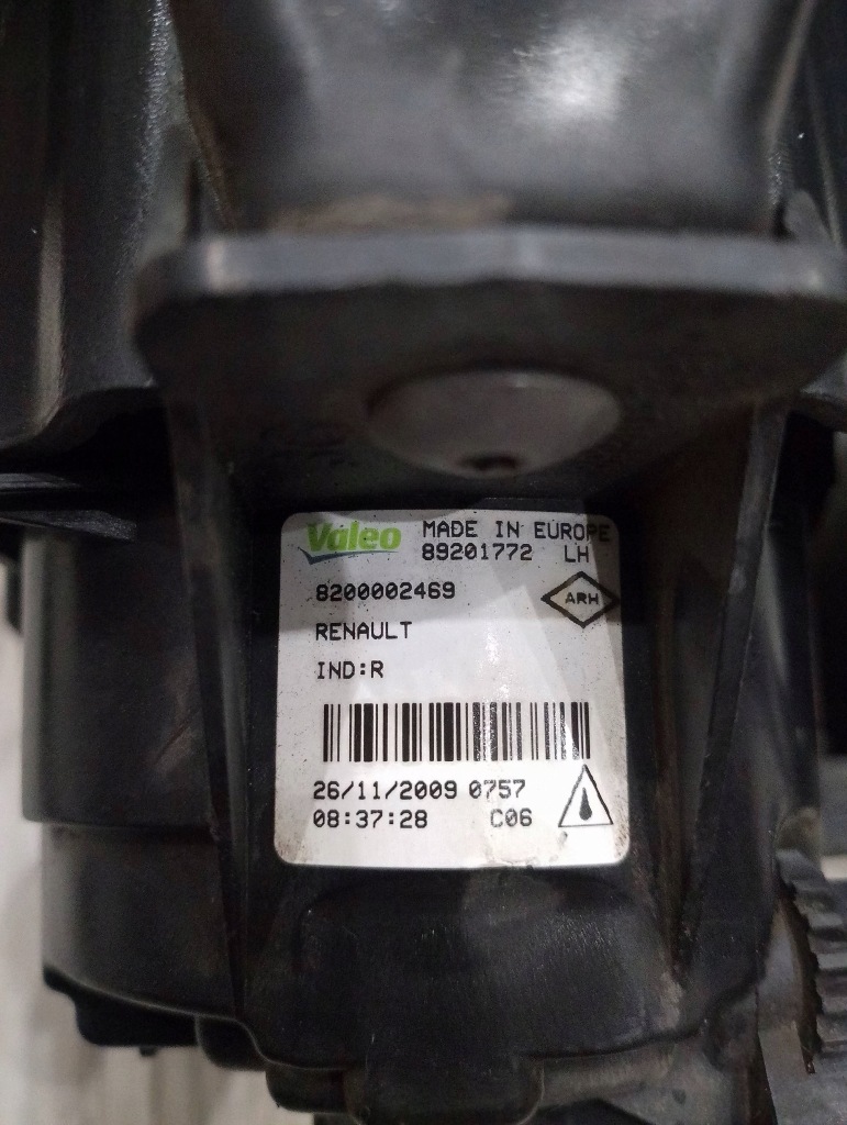 фото №5, Протитуманна фара лівий renault scenic iii 8200002469