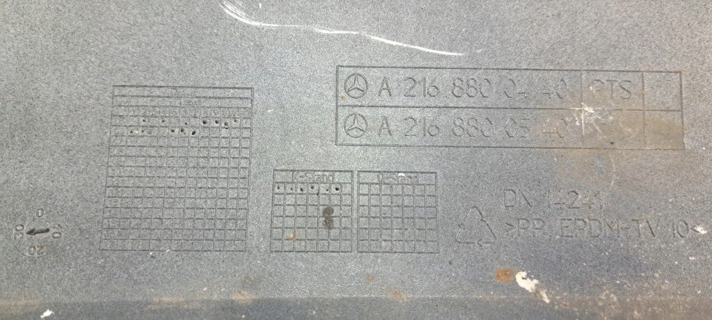 Mercedes cl w216 a2168800440 бампер задні задній оригінальний Оригінал