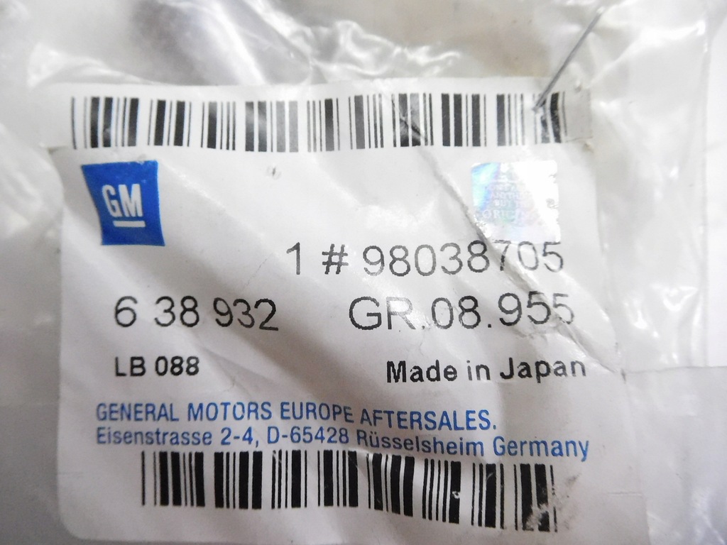 фото №6, Болт корпус вала розподільного валу opel corsa c 98038705