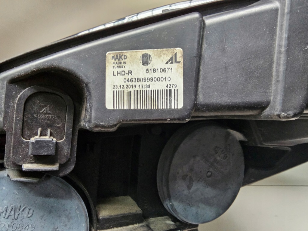 фото №11, Лампа перед передняя правая opel combo d / fiat doblo 2 ii europa 51810671