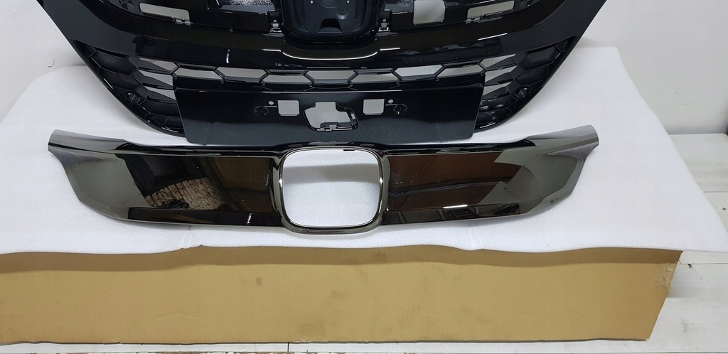 фото №7, Решётка радиатора решётка радиатора хром передний бампера pdc lift sport honda hr-v ii 19-21