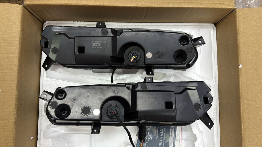 фото №13, Chevrolet corvette c7 2014-2019 лампа лампи задня комплект europa led vland