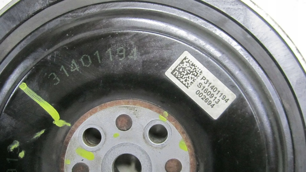 фото №6, Volvo s60 ii v60 lift 2.0 шкив коленчатого вала 31401194