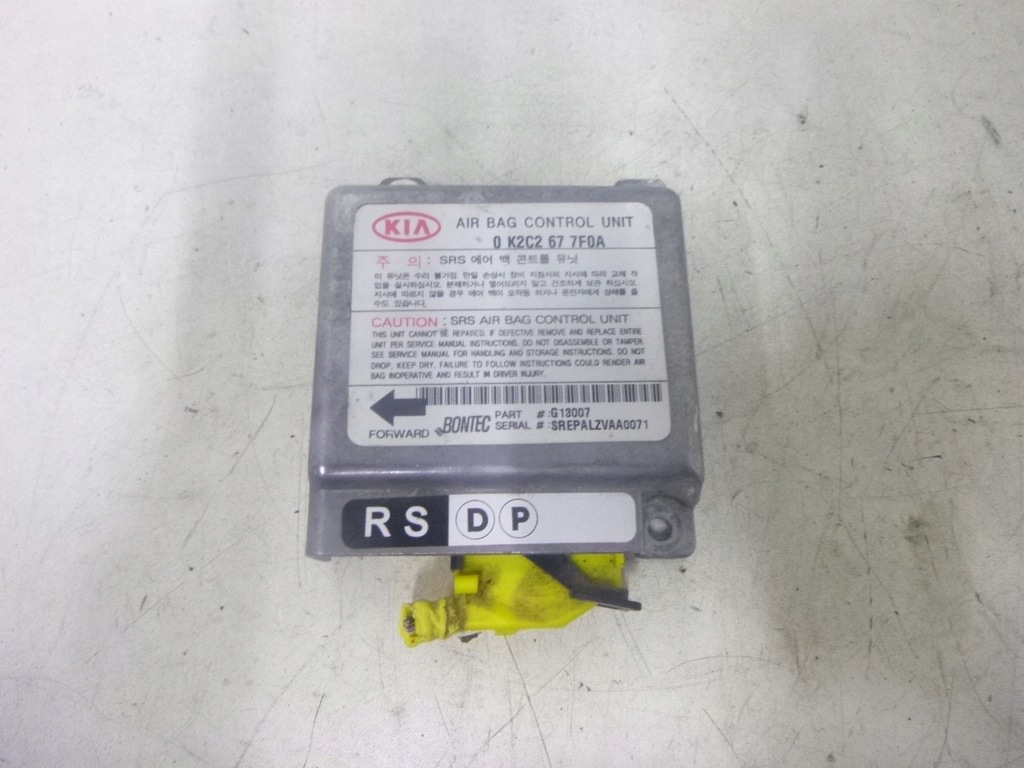 фото №1, Датчик блок управления подушка безопасности kia carens 2001r.