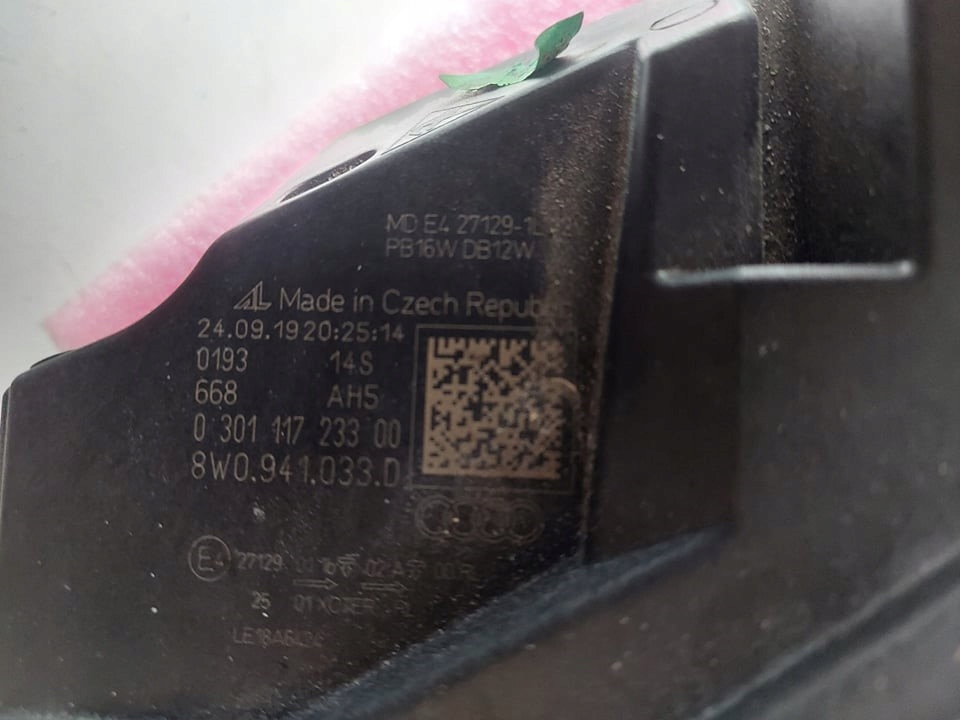 фото №9, Audi a4 b9 lift 8w лампа левая перед full led