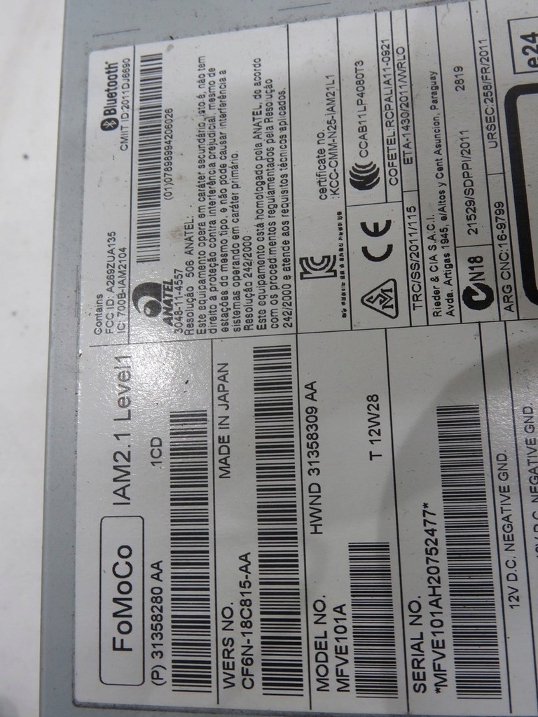 фото №4, Радіо радіопрогравач volvo s60 ii v60 31358280