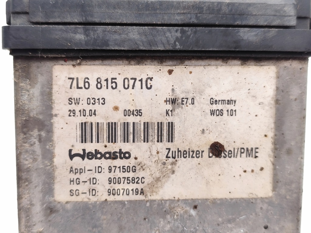 Alfa romeo mito обогреватель стояночный webasto 1.3 multijet дизель 7l6815071c с Разборки