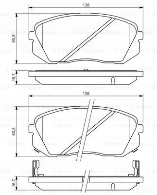 фото №2, Гальмівні диски гальмівні колодки перед bosch kia sportage ii