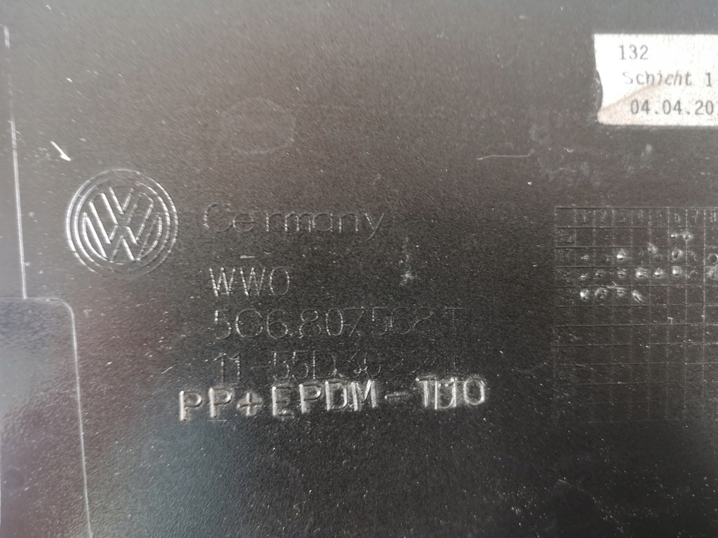 фото №8, Vw golf 7 vii - спойлер бампера задняя