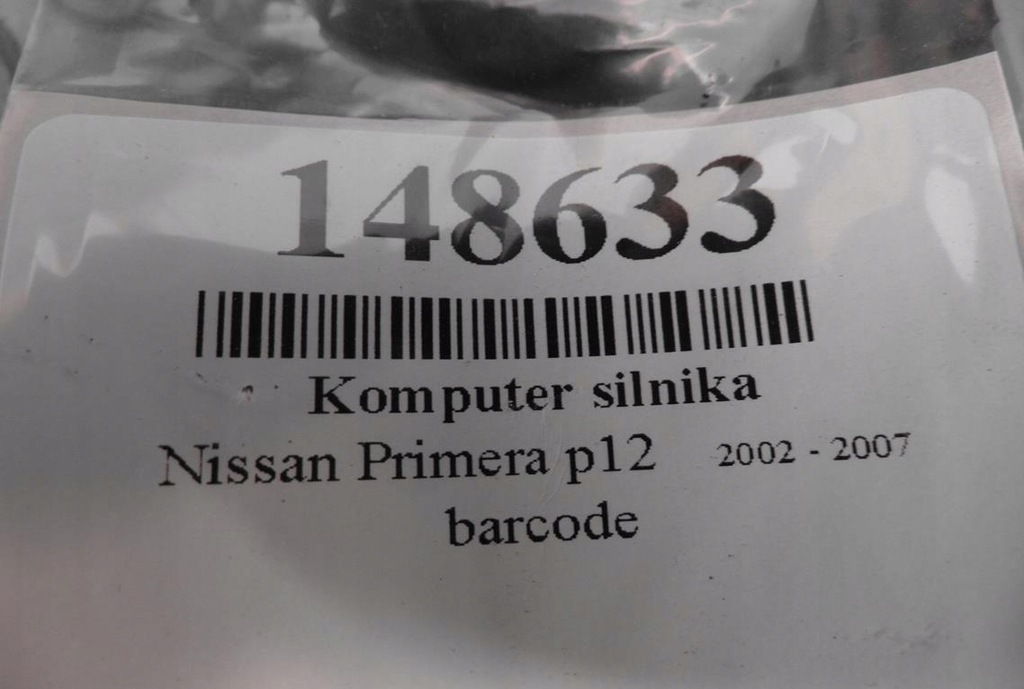 фото №5, Nissan primera p12 1.9dci бортовий комп'ютер 0281011437