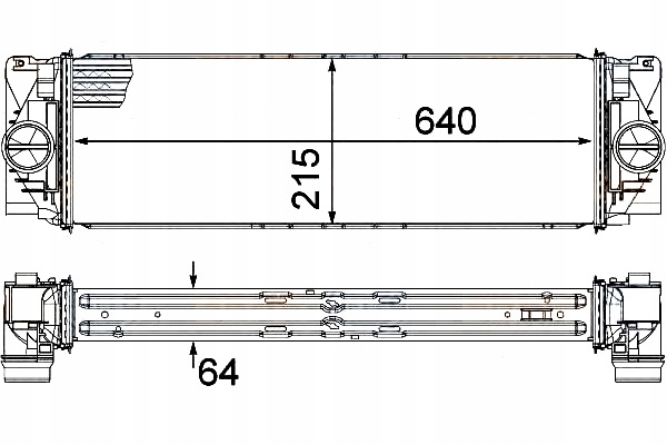 Hella интеркулер mercedes sprinter 06- Цена