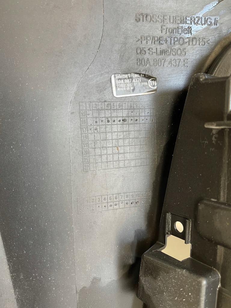 фото №11, Audi q5 sq5 s-line кутик бампера лівий 80a807103f