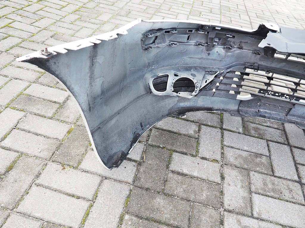 фото №10, Citroen c4 coupe бампер перед передний лак ewpa белый хороший kompletny