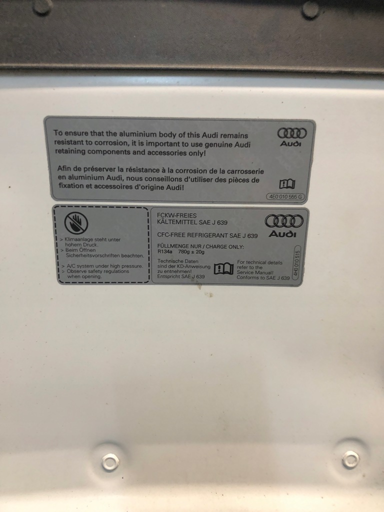 фото №12, Капот крышка двигателя audi a8 d4 4h0 10-14 ly9c